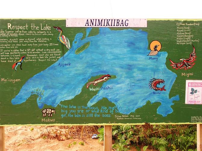 Lake Superior safety sign