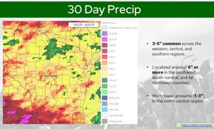 30 day precipitation