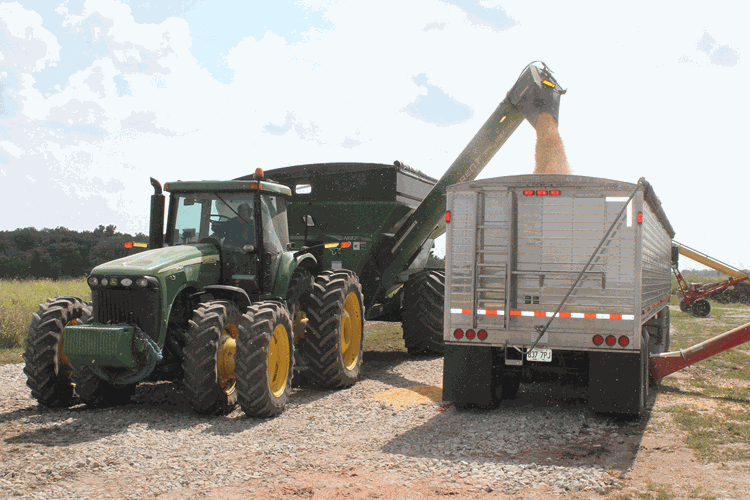 tractor and semi