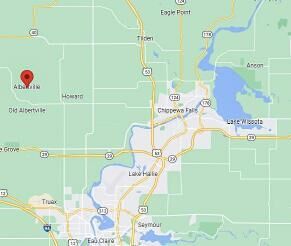 Map of Albertville, Wisconsin