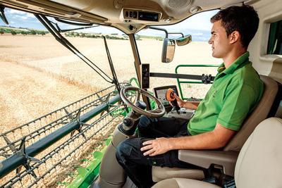safety feature on harvesting equipment