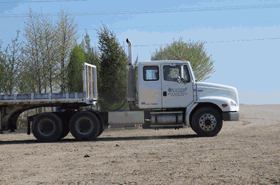 tree farm truck