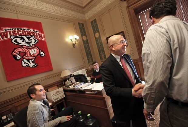 All smiles for Ray Cross