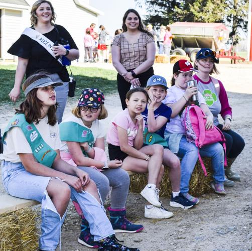 Girl Scouts with Alice in Dairyland