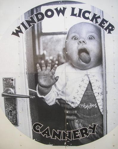 Window Licker sign