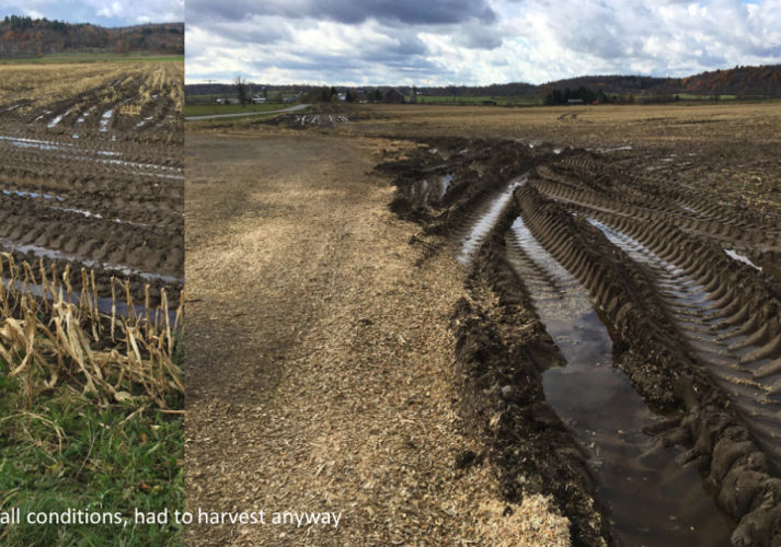 Equipment travel paths