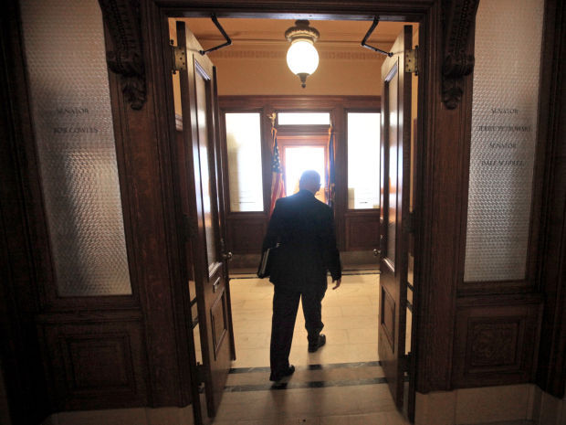 Ray Cross passes through another doorway