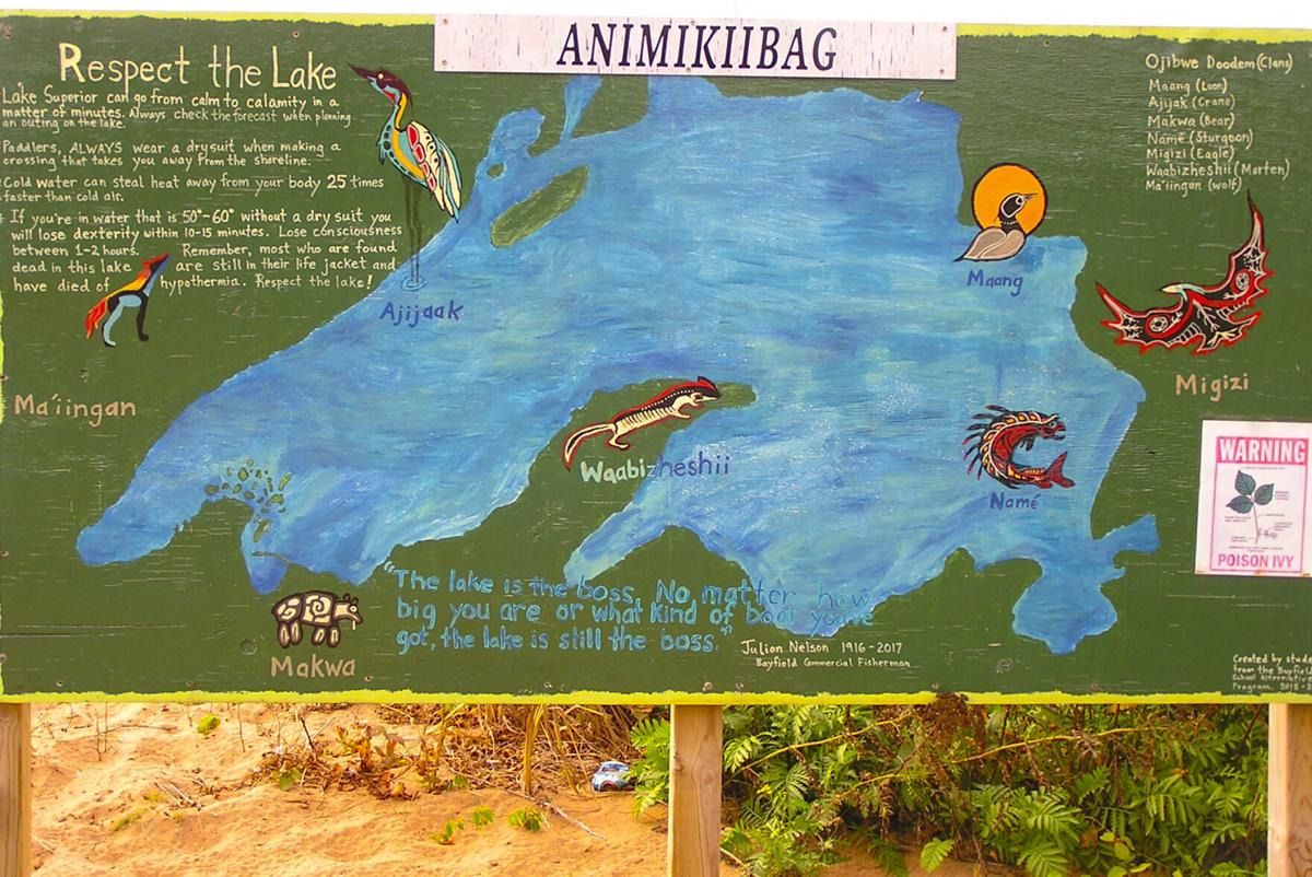 Joni's Beach sign