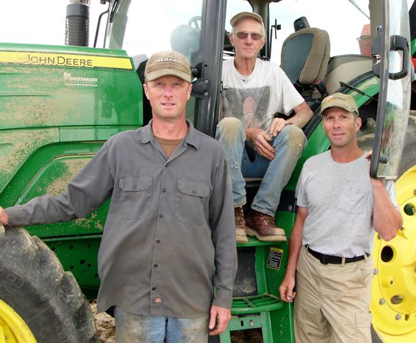 Father and sons raise organic potatoes