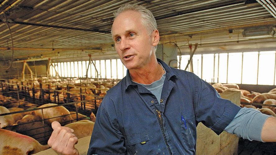 041911 Bane Pork 2 lacn Pig Farmer of the Year Pat Bane