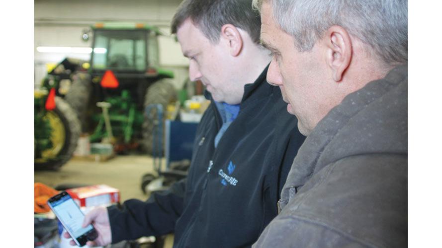 phone app for his new solar array