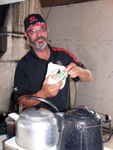 Brad Zepplin melts butter