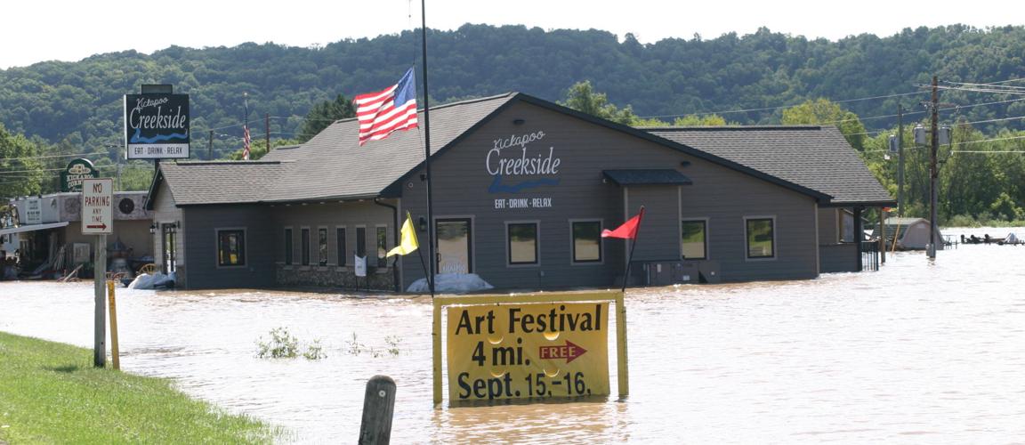 Readstown Flood: Kickapoo Creekside
