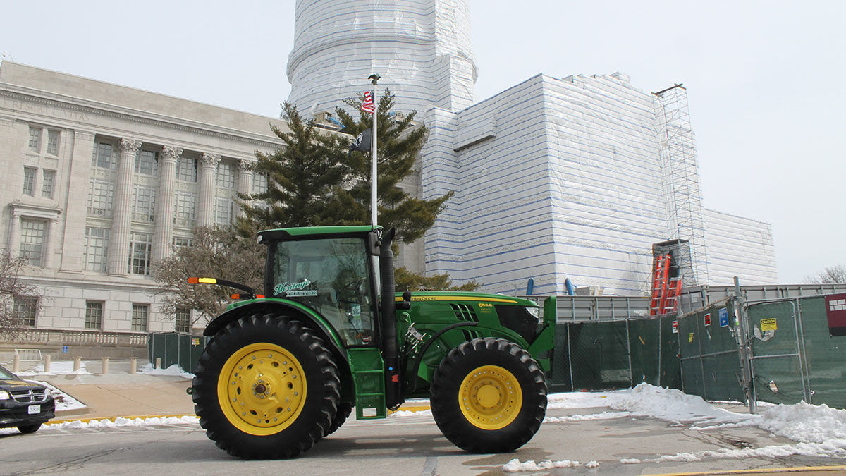 Tractor at MO State Capital 2020