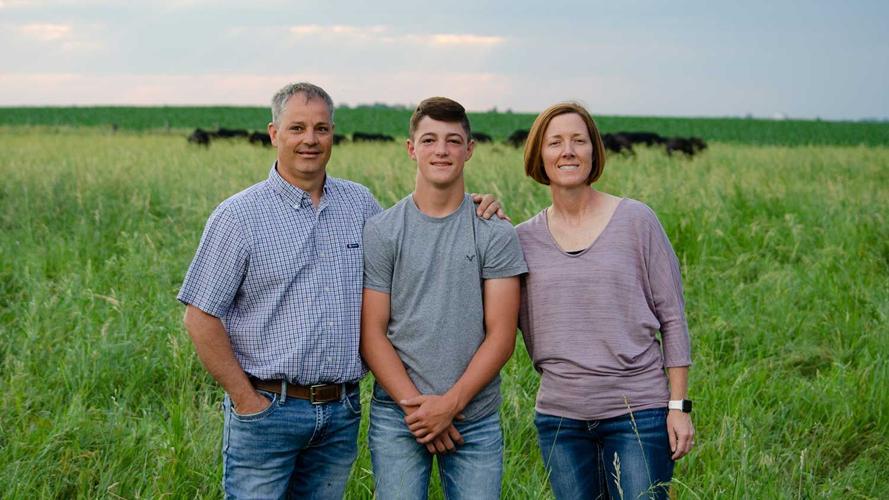 Justin, Lacie and McKinley Robbins