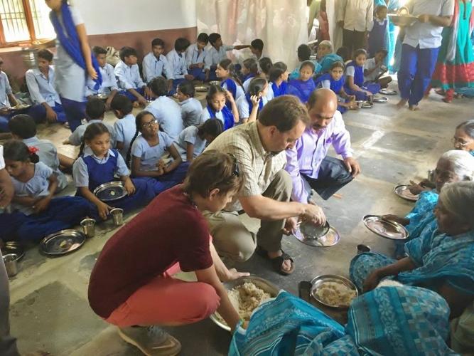 Orphans, widows receive meal