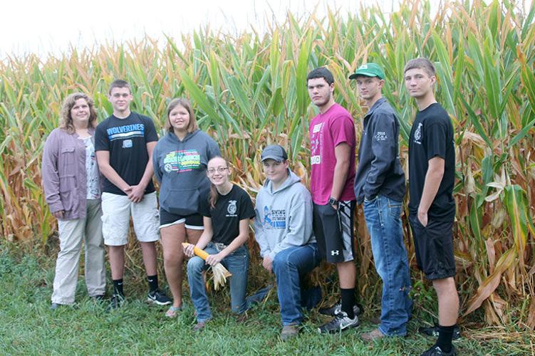 GMG FFA members show off the test plot