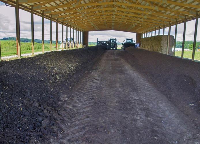Manure composting