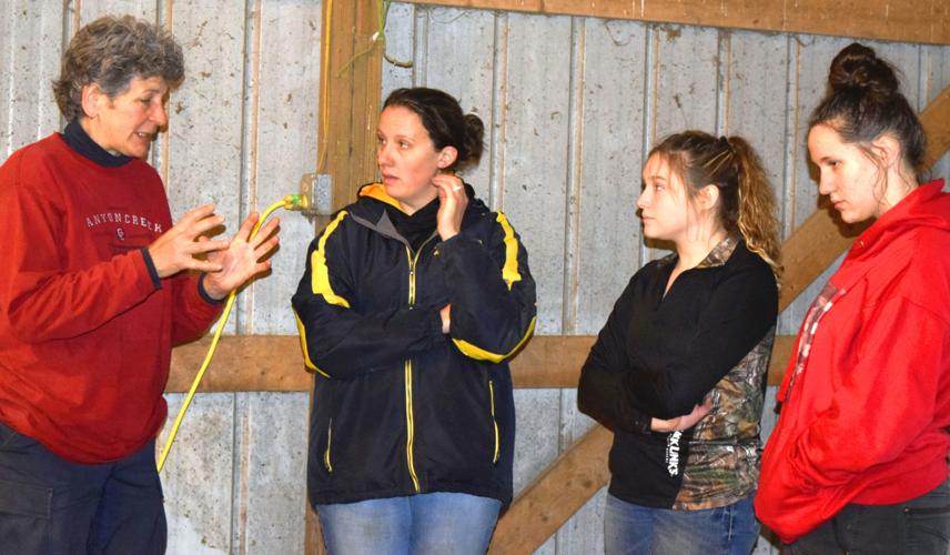 Linda Kosovac, Melissa Leonard-Flannery, Hanami Boldin and Skye Hoffman