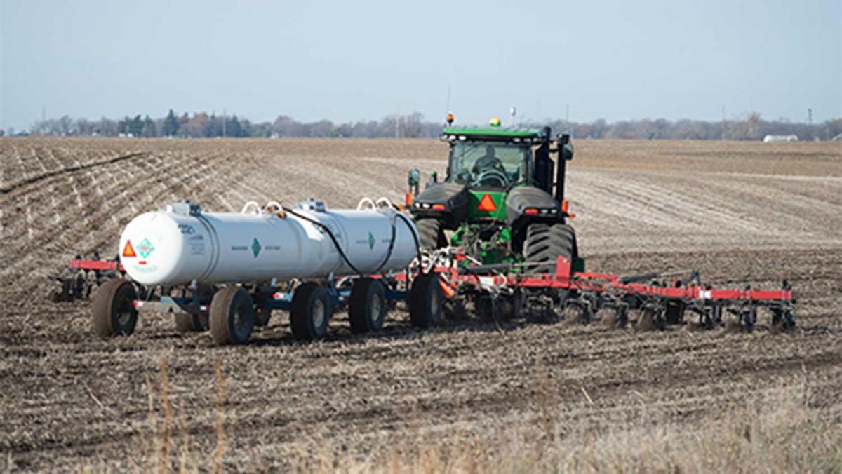 Anhydrous-application fall