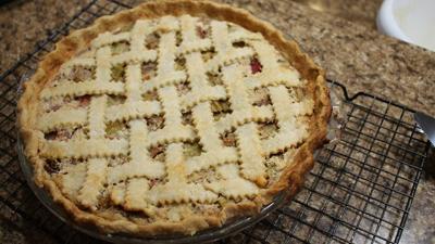 Rhubarb Cream Pie