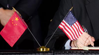 US China Agreement pflag