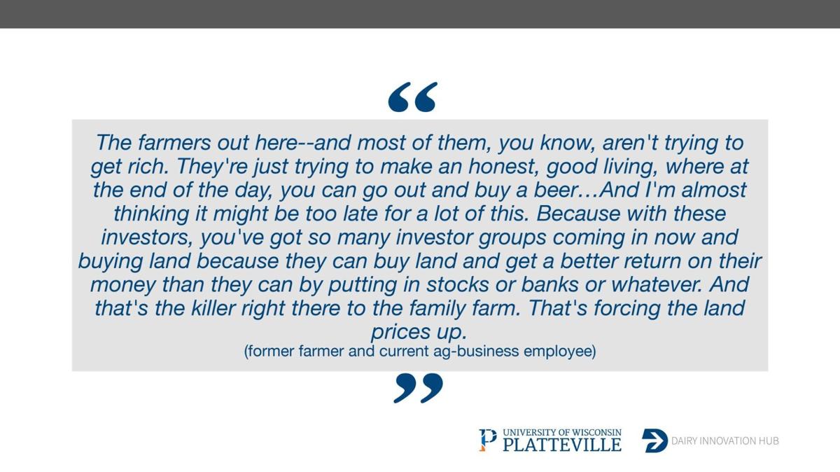 Quote from former farmer, current ag-business employee