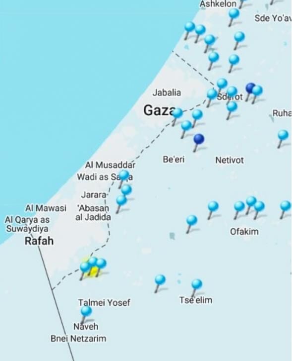 Kibbutz farms in Israel