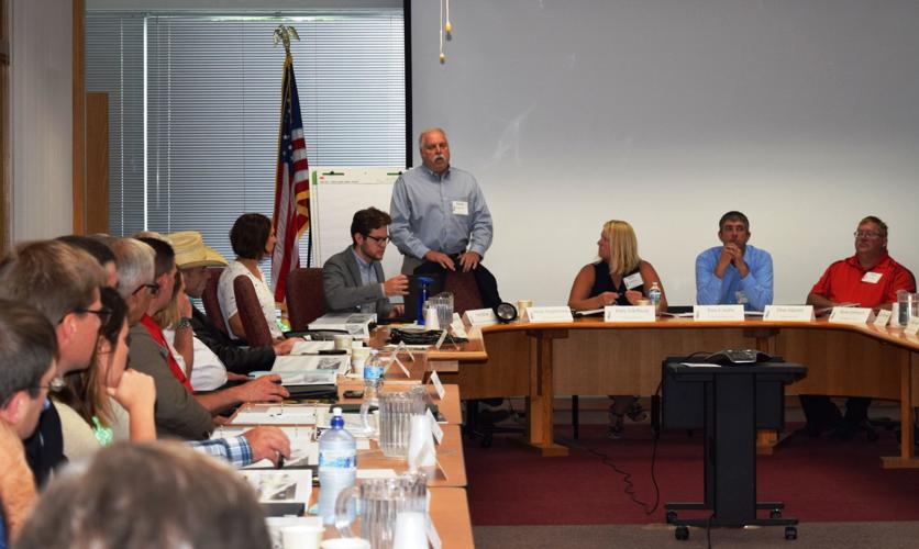 Mark Stephenson speaking at Dairy Task Force 2.0 inaugural meeting