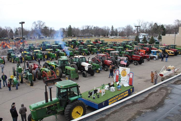 Randolph High School FFA holds annual tractor parade