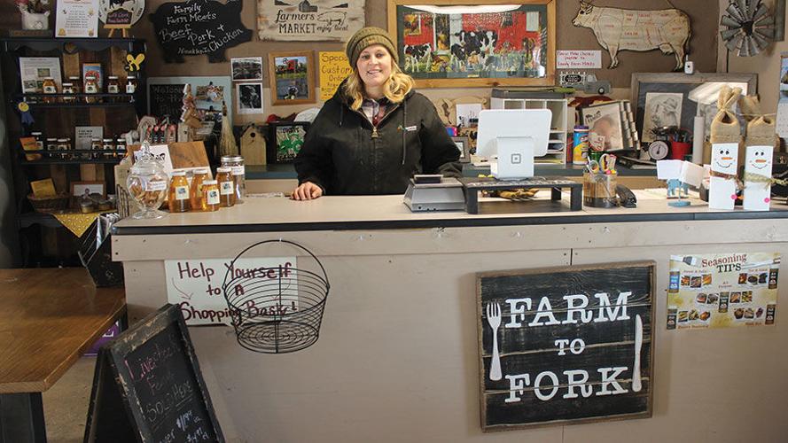 Jenny Flint store in her garage