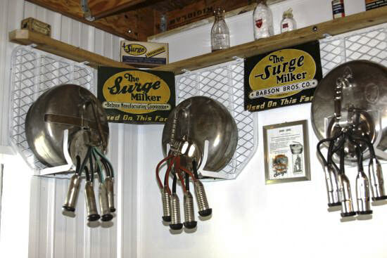 Surge milking machine