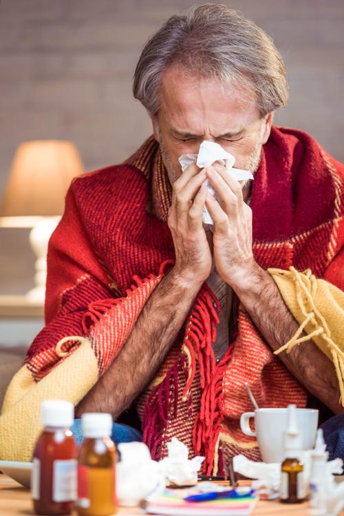 Man has flu