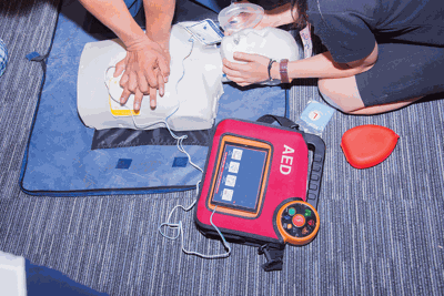 CPR and AED training