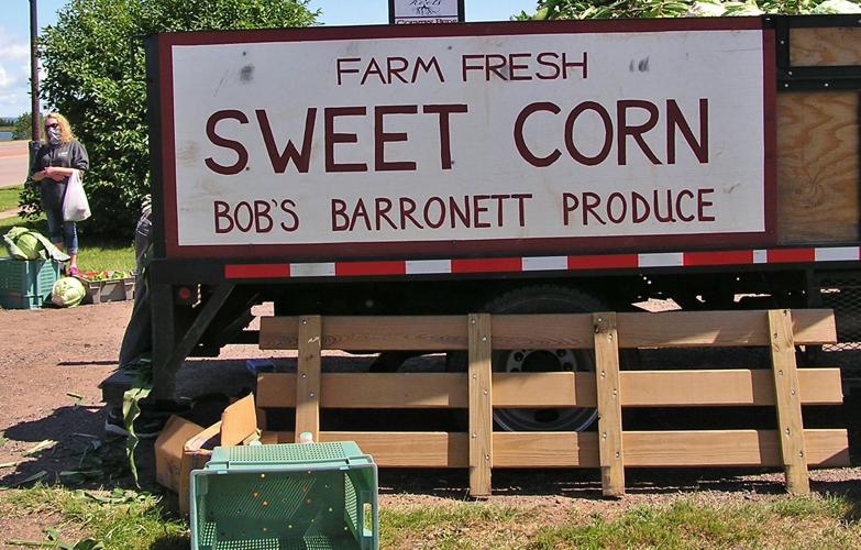Sweet corn sign