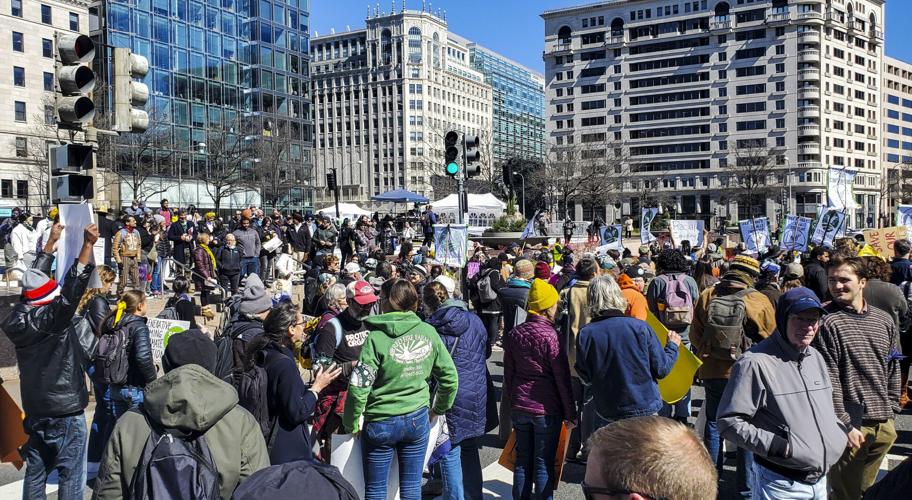 Farmers for Climate Action Rally in Freedom Plaza, Washington, D.C.