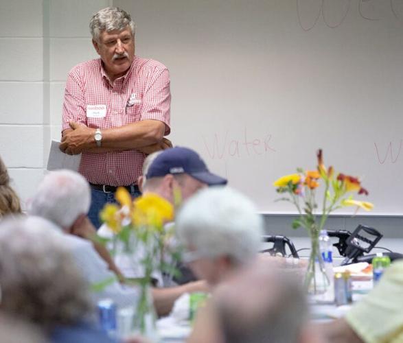Dick Straub at picnic