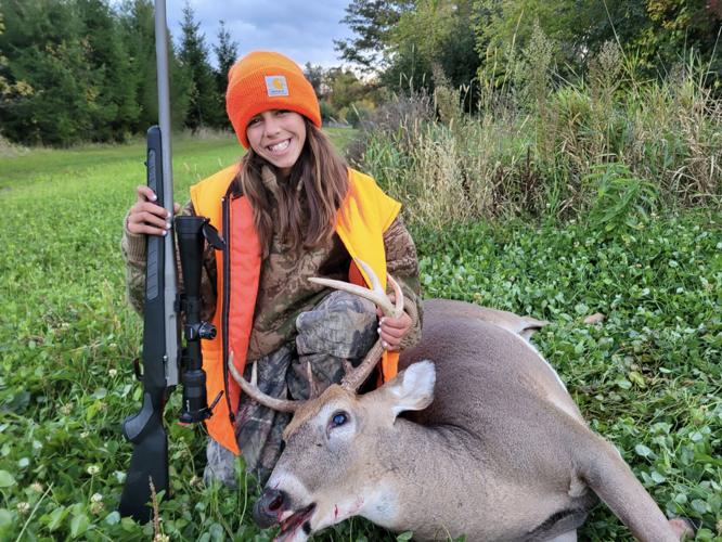 Carsyn with deer
