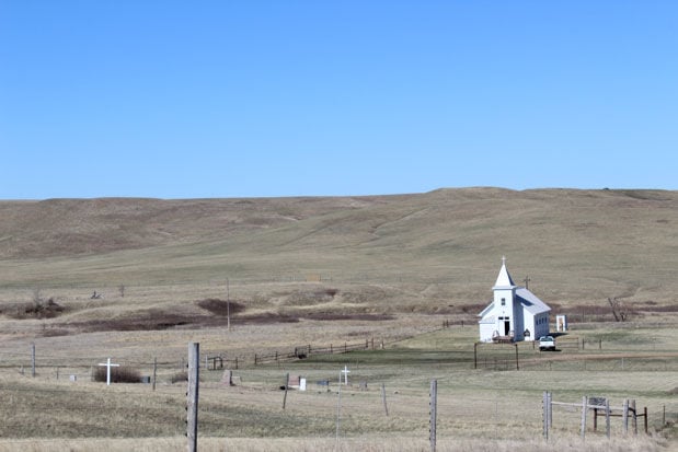 Immanuel Lutheran and cemetery