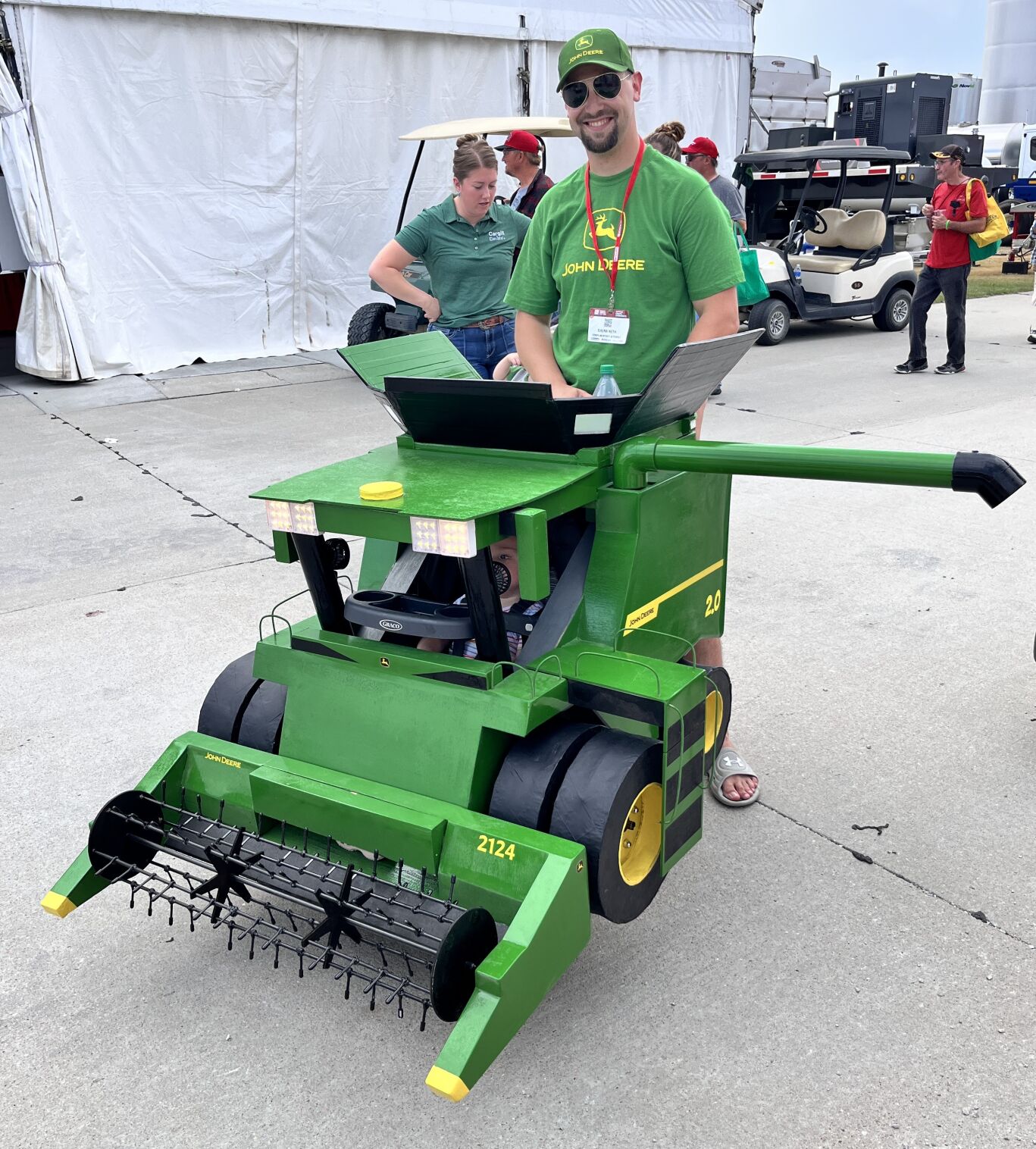 Combine stroller 2.0 turns heads at Husker Harvest Days