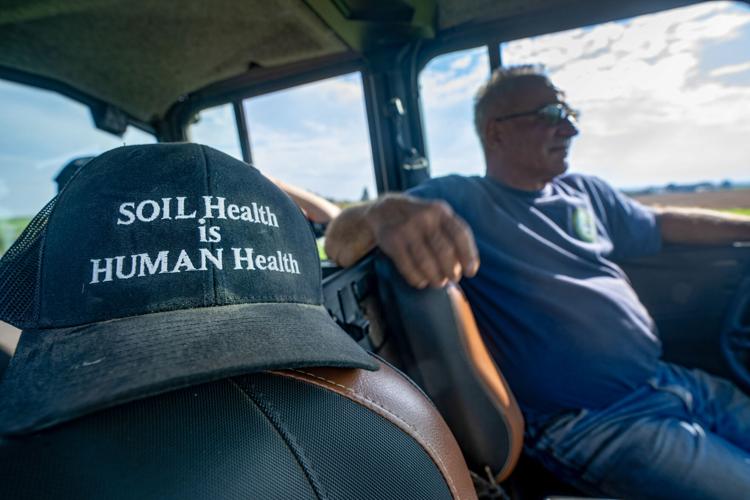 Rick Bieber with cap