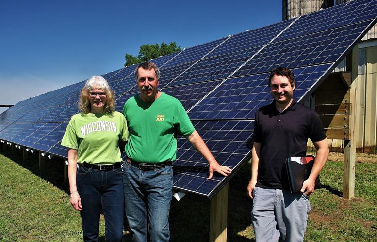 Lynette and Nathan Wolosek, and Adam Snippen