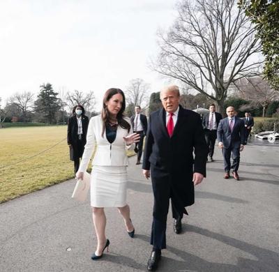 President-elect Donald Trump and Texas lawyer Brooke Rollin