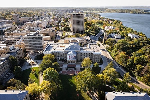 UW Madison aerial view file photo