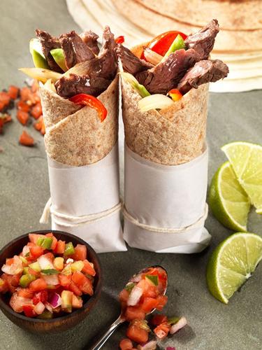 Certified Hereford Brand beef wraps
