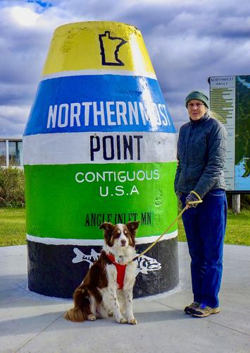 Red and his human, Cindy Dillenschneider