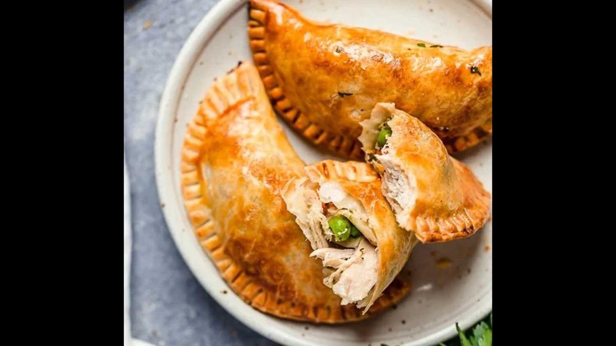 Leftover Turkey Pot Pie Empanadas