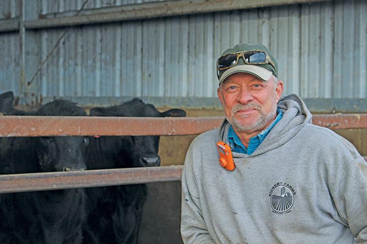 Steve Eickert with personal gas monitor