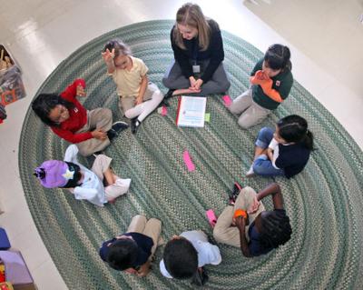 Kindergartners at Lighthouse Christian School