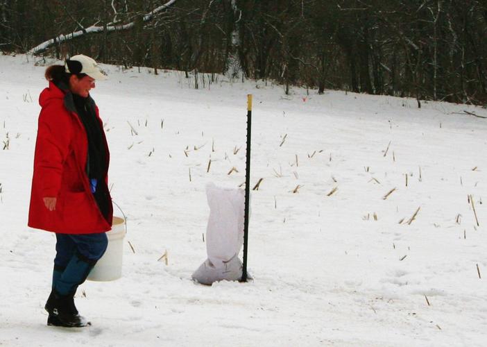 Planting prairie in winter